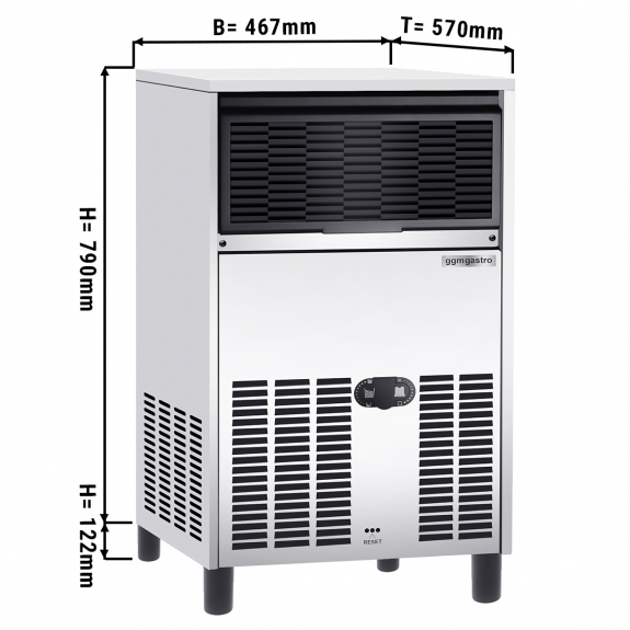 Льдогенератор конусного льда - производительность/день: 60 кг GGM Gastro - 1