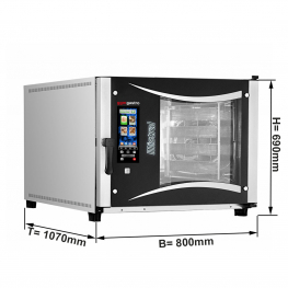 Электрическая конвекционная печь - 5x EN 60 x 40 cm / мощность: 10 кВт GGM Gastro
