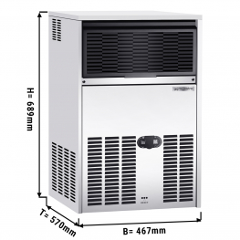 Льдогенератор конусного льда - производительность/день: 31 кг GGM Gastro
