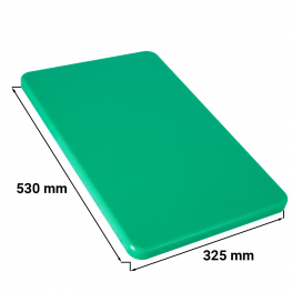 Дошка для нарізання - 53 x 32,5 см - 2 см -  зелений GGM Gastro