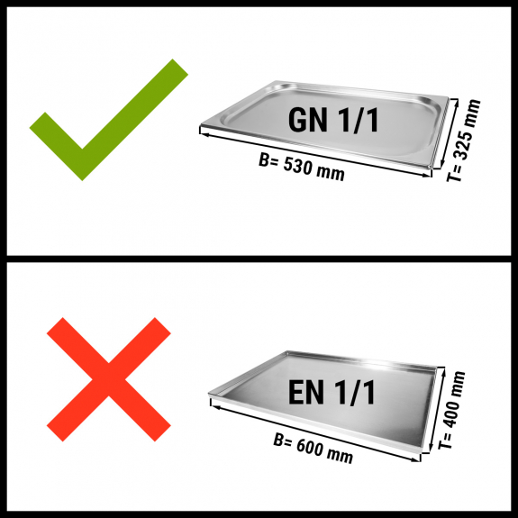 Электрическая конвекционная печь / 6 x GN 1/1 и EN 40 x 60 см GGM Gastro - 9