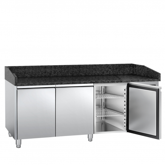 Холодильный стол для пиццы PREMIUM (размер: 2,0 x 0,8 m/ 3 двери) GGM Gastro - 3