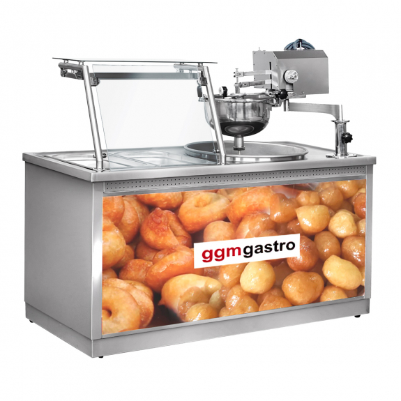 Пончиковый аппарат (стол для аппарата / производительность: 1000 шт/ч) GGM Gastro - 2
