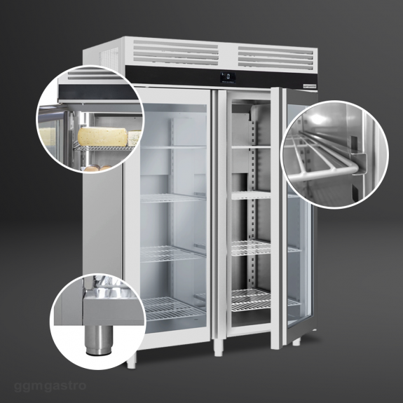 Холодильный шкаф / 1400- литров / количество дверей- 2 / GGM Gastro - 9