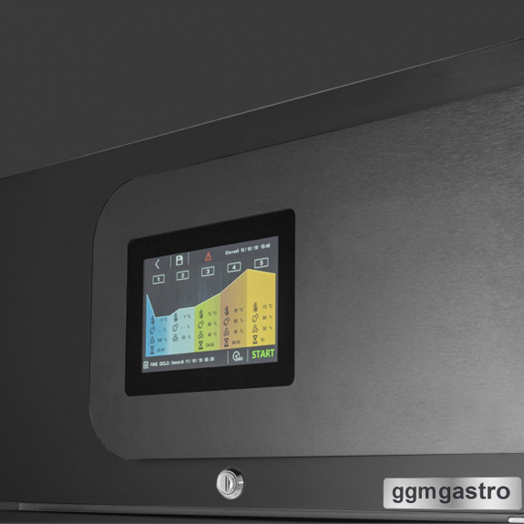 Розстійна шафа холодильна - 0,7 x 0,82 m - 605 Л - 1 двері - чорний GGM Gastro - 4