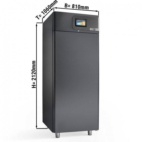 Расстоечний шкаф холодильный 0,81 x 1,06 m (ферментация теста / объем: 901 л / 1 дверца / цвет: черный) GGM Gastro - 1