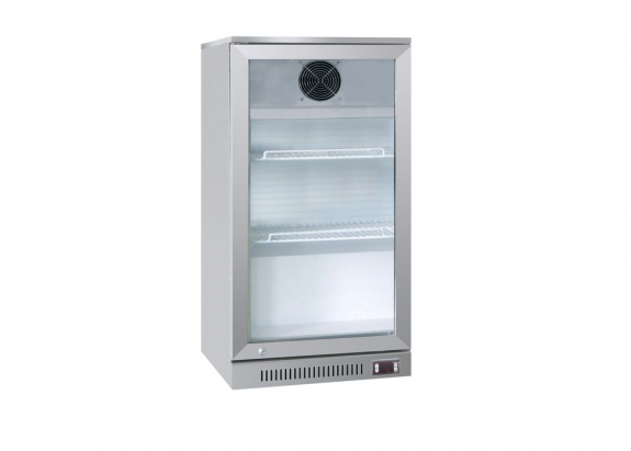 Холодильник барный для напитков - 0,6 m - 126 литров - с 1 стеклянной дверью GGM Gastro - 2