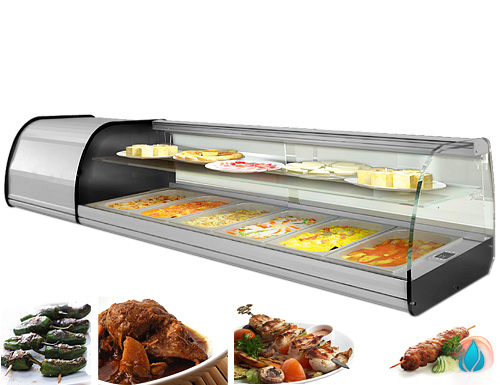 Холодильная витрина Tapas - 4 x GN 1/3 GGM Gastro - 2
