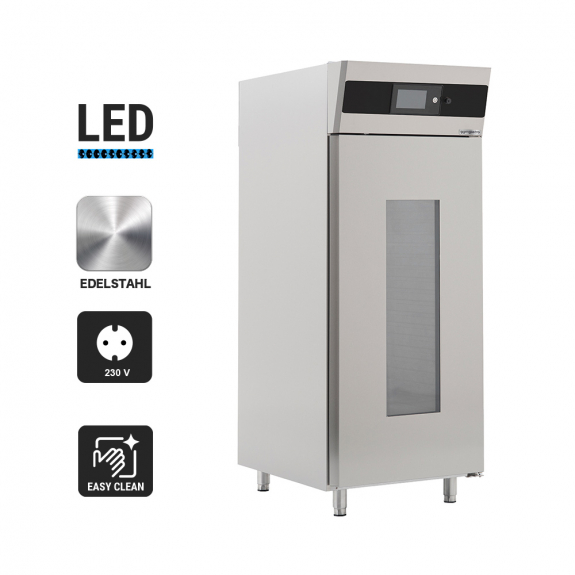 Расстоечний шкаф холодильный 20x 60 x 80 cm или 40x 40 x 60 cm (ферментация теста / 1 дверца) GGM Gastro - 3