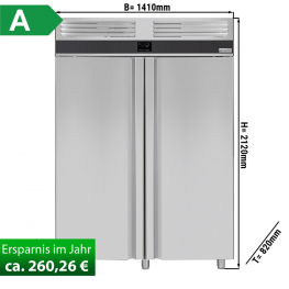 Холодильна шафа / 1400- літрів / кількість дверей- 2 / GGM Gastro