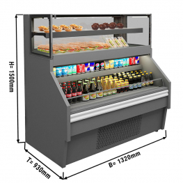 Холодильний прилавок - 1,32 х 0,93 м  GGM Gastro