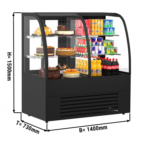Вітрина холодильна - 1,4 x 0,73 m - з Self Service GGM Gastro - 1
