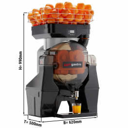 Соковыжималка для цитрусовых (автоматическая подача фруктов в тоннель / система очистки / вместимость корзины: 18 кг) GGM Gastro