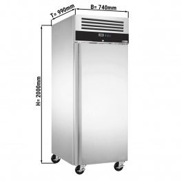 Пекарська морозильна шафа PREMIUM - 0,74 x 0,99 m - 1 двері, З направляючими та рішітками GGM Gastro