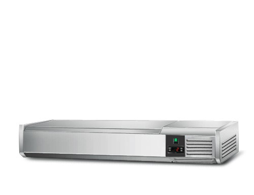 Настільна холодильна вітрина PREMIUM 1,2 m x 0,43 m - для 5x 1/4 GN GGM Gastro - 3