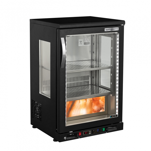 Холодильна шафа для дозрівання м'яса 0,59 m - 1 скляні двері - чорний GGM Gastro - 5
