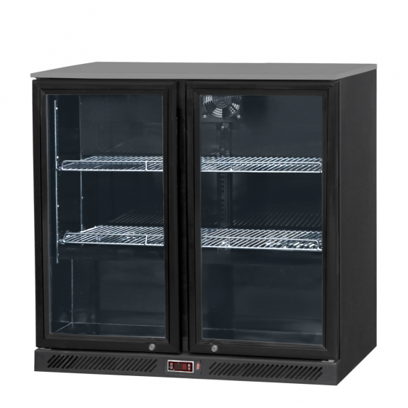 Холодильник барный - 0,9 m - 220 Л - 2 стеклянных дверей GGM Gastro - 2