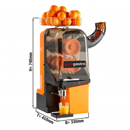 Прес для цитрусових електричний - Orange - Механічне управління  - зливний кран та сомоочищення GGM Gastro